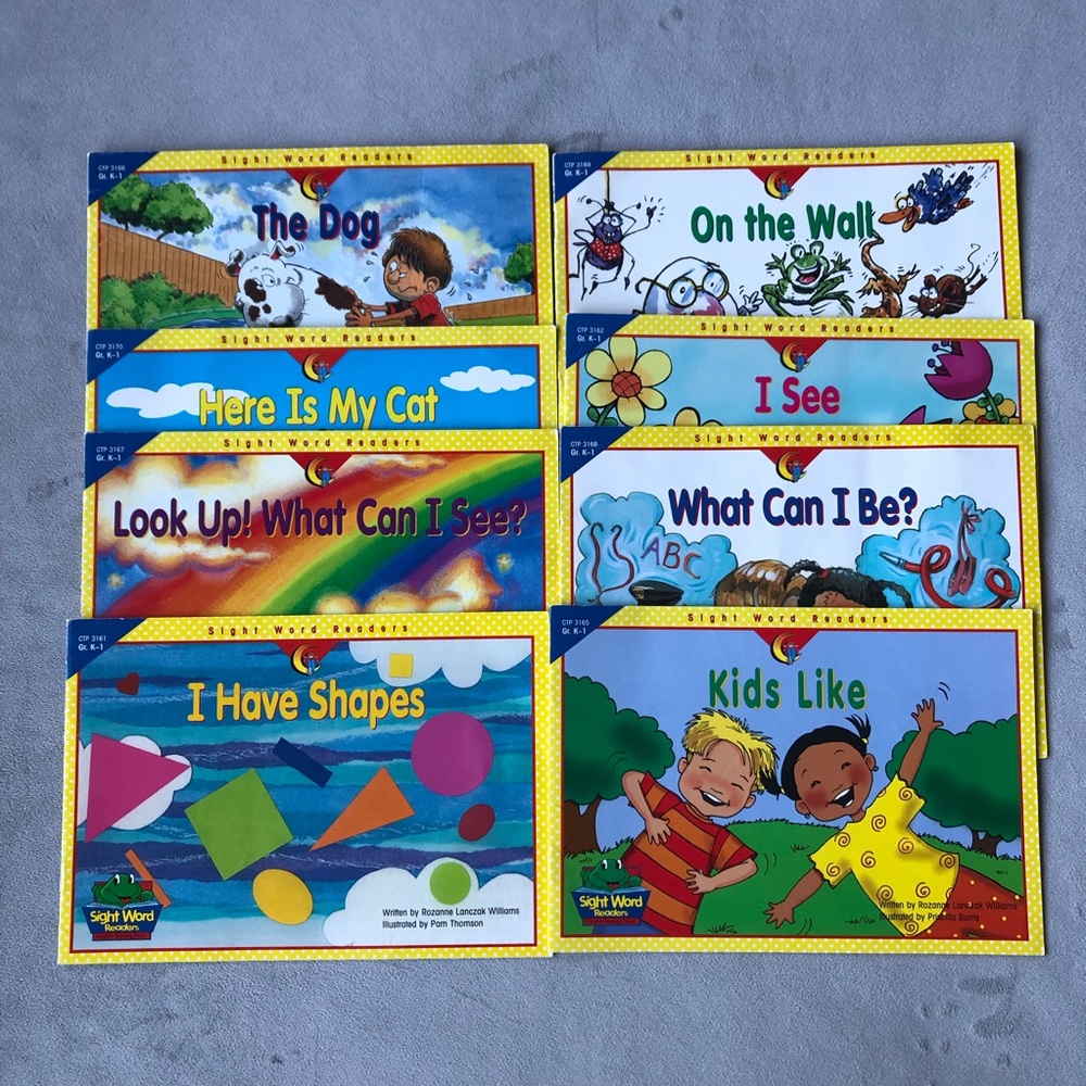 Set of 8 ~ Sight Word Readers ~ Kindergarten to Grade 1